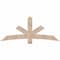 Ekena Millwork Alberta Smooth Timber Gable Bracket, Douglas Fir, 72"W x 30"H x 3 1/2"D x 5 1/2"F, 10/12 Pitch GBW072X30X0406ALB00SDF - alternate 1